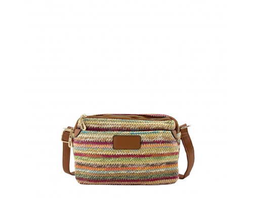 Bolso Bandolera Rafia